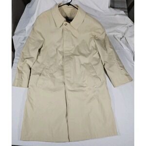 Newport Harbor Mens 44 Regular Trench Coat‎ With Removable Liner Tan